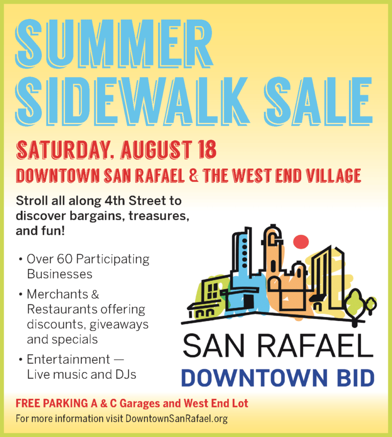 San Rafael BID Summer Sidewalk Sale 2018