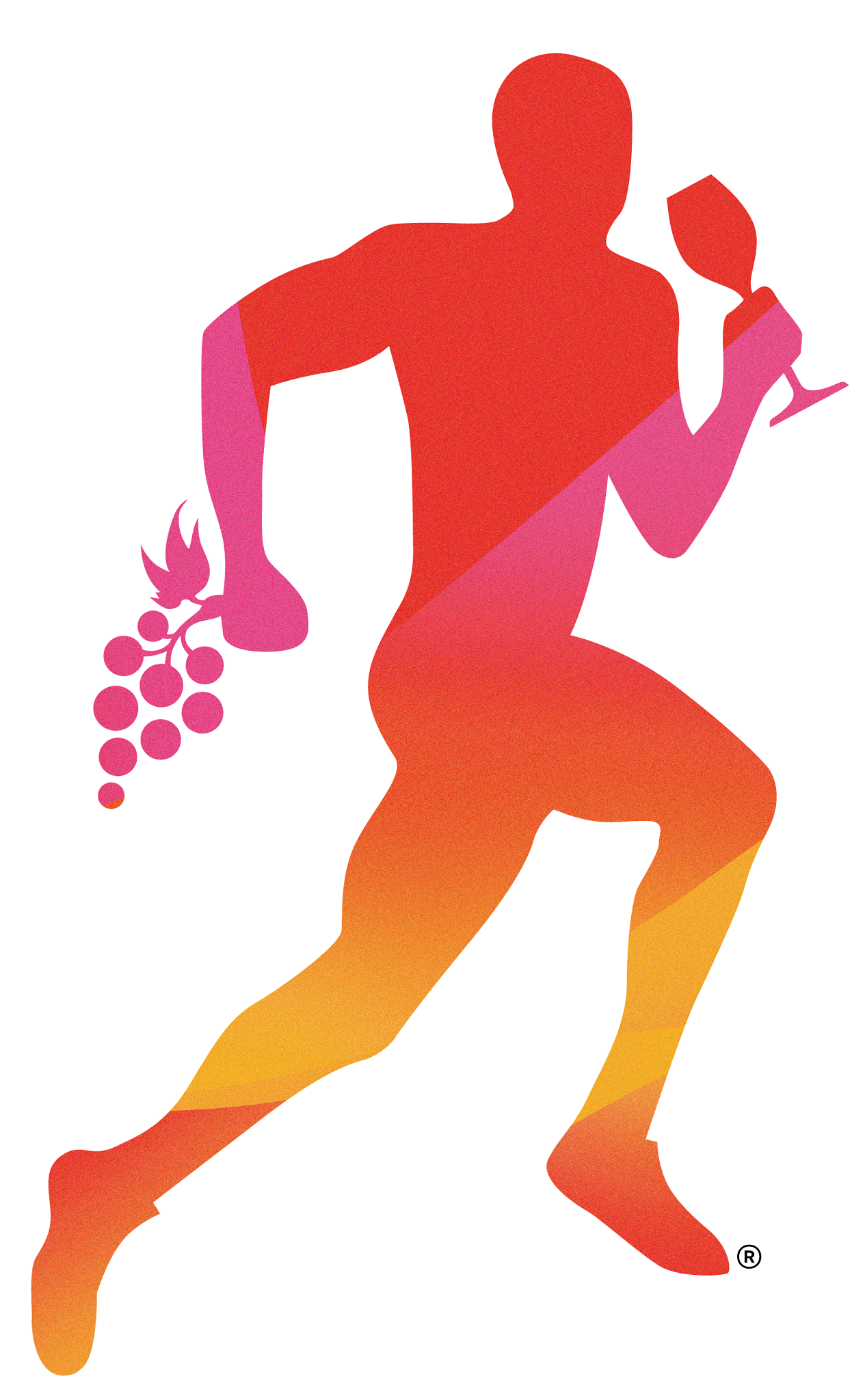 FitVine Running Man Gradient - Logo