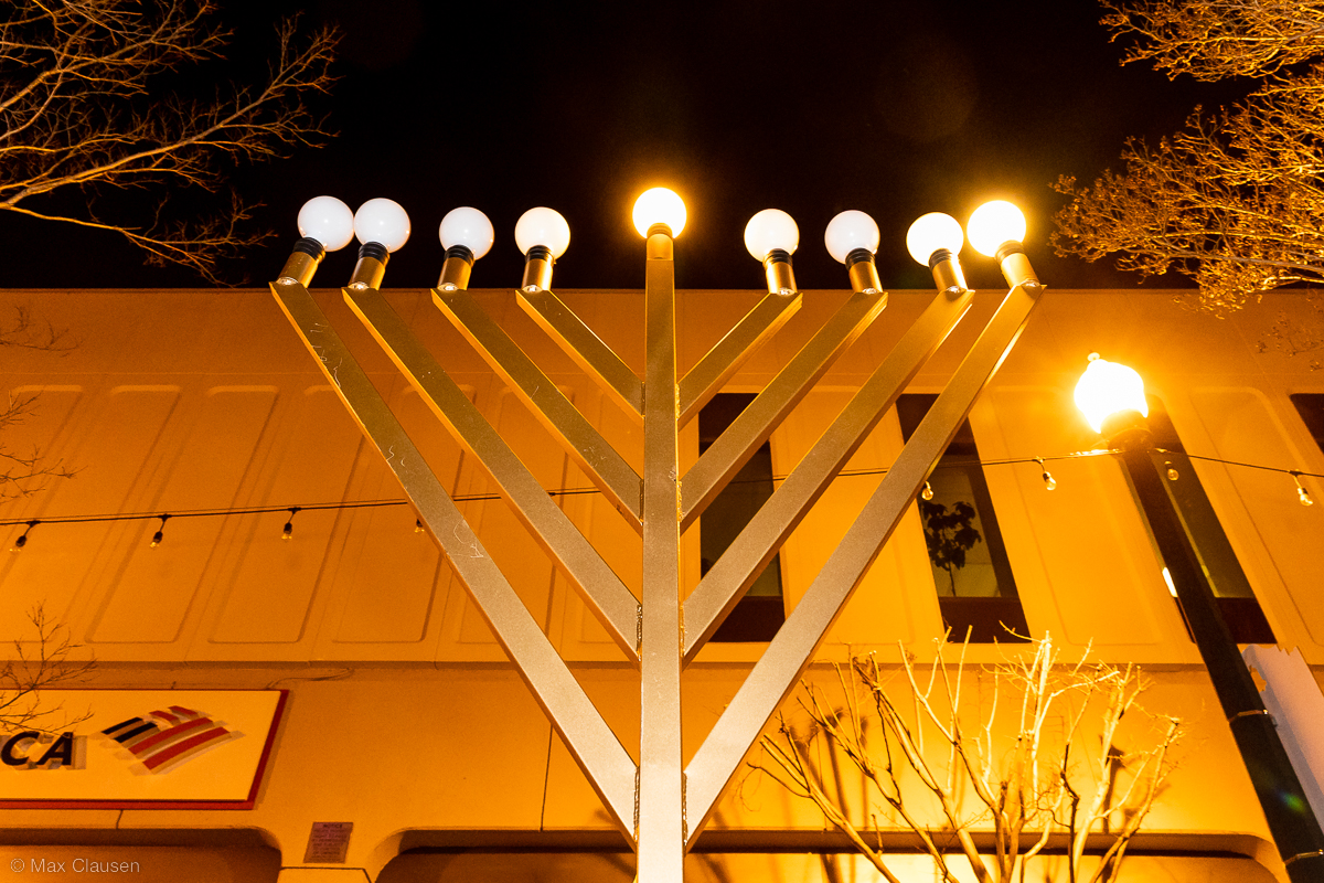 Menorah Lighting Downtown San Rafael